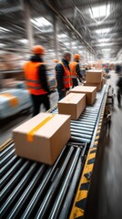 Integrated freight chain: logistics map, consignment track, routing structure, distribution channel, haulage model, merchandise flow, dispatch line, mobility web, transference road, conveyance ring