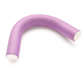 Hair curler isolated on white background