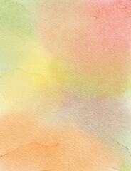 Candy Watercolor Landscape Illustration
