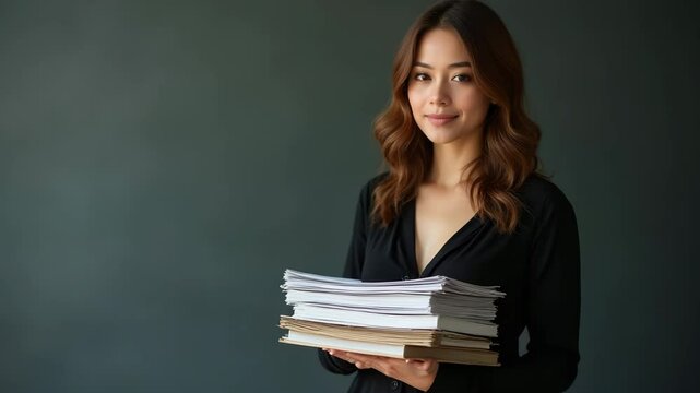 A diligent professor preparing lecture materials in a quiet setting.