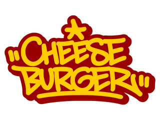 Vector graffiti tag illustration of the words 