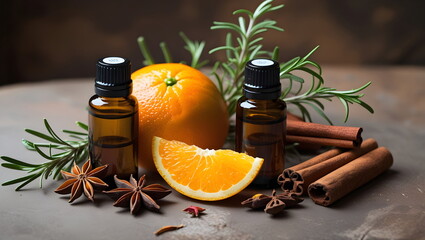 Winter Spice Essential Oils with Orange, Cinnamon, and Anise