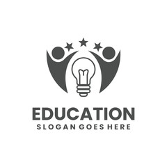 Education Logo Flat And Modern Design