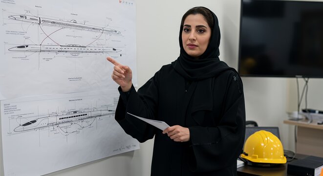Emirati Engineer Presents High-Speed Rail Design, showcasing expertise and modern infrastructure.