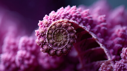 Undersea Coral Spiral Wallpaper Background, Room for Copy Text