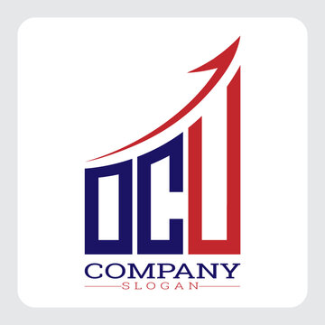 DCU logo design, DCU Company Logo Design Growth vector, DCU Upward Arrow Business Success Logo vector, DCU Corporate Branding Logo , DCU simple and modern logo, DCU business finance logo design, etc.