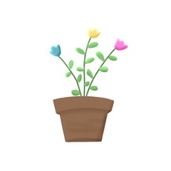 Obraz premium flower in a pot