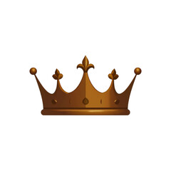 Majestic golden crown regal symbol royalty power