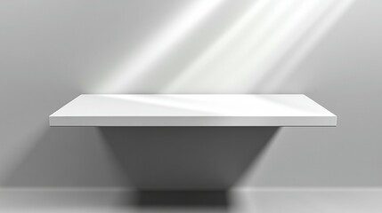 White Shelf Display, Product Showcase