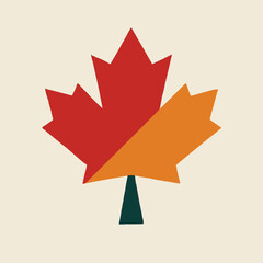 Minimalist Illustration of a random shape Using Geometric Shapes