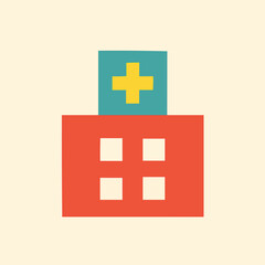 Obraz premium Minimalist Illustration of a random shape Using Geometric Shapes