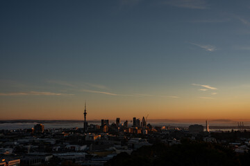 Naklejka premium Mount Eden Sunrise
