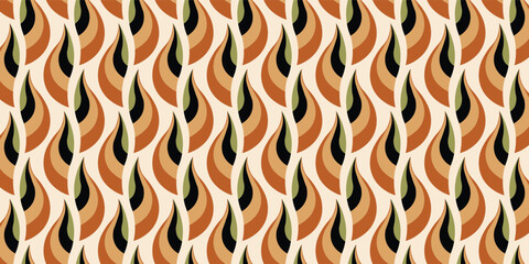 Seamless abstract geometric pattern. Vector Illustration.