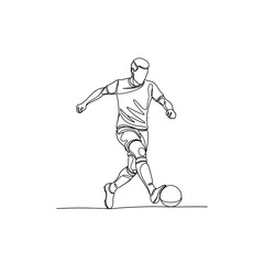 Fototapeta premium Minimalist continuous line art