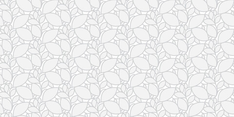 Botanical illustration background. Seamless pattern.Vector. 有機的なイラストパターン
