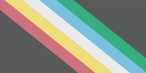 Disability pride flag. Color stripes representing a form of impairment