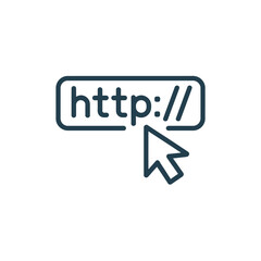 Clicking on the http protocol link in a web browser address bar