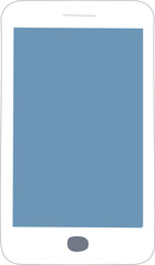 Modern smartphone device blank screen technology app