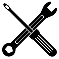 wrench and screwdriver