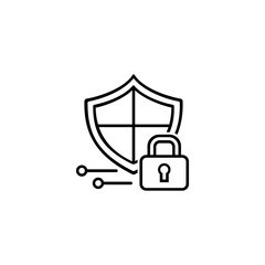 data privacy icon or data privacy symbol vector isolated. Best data privacy icon vector for mobile apps, websites, design element and more.