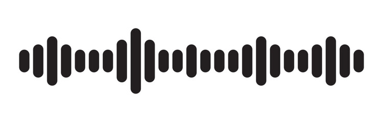Soundbar waveform for audio visualization