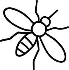 Mosquitoes, silhouettes