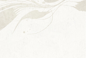 白色の和風和紙背景