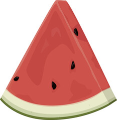 수박 조각 일러스트 이미지