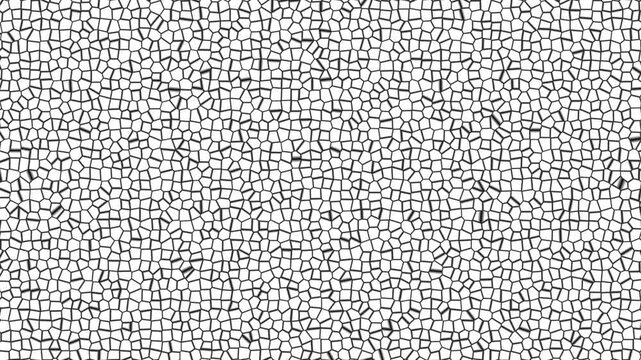 A seamless vector illustration of a geometric pattern featuring a binary code design, creating a textured black and grey background