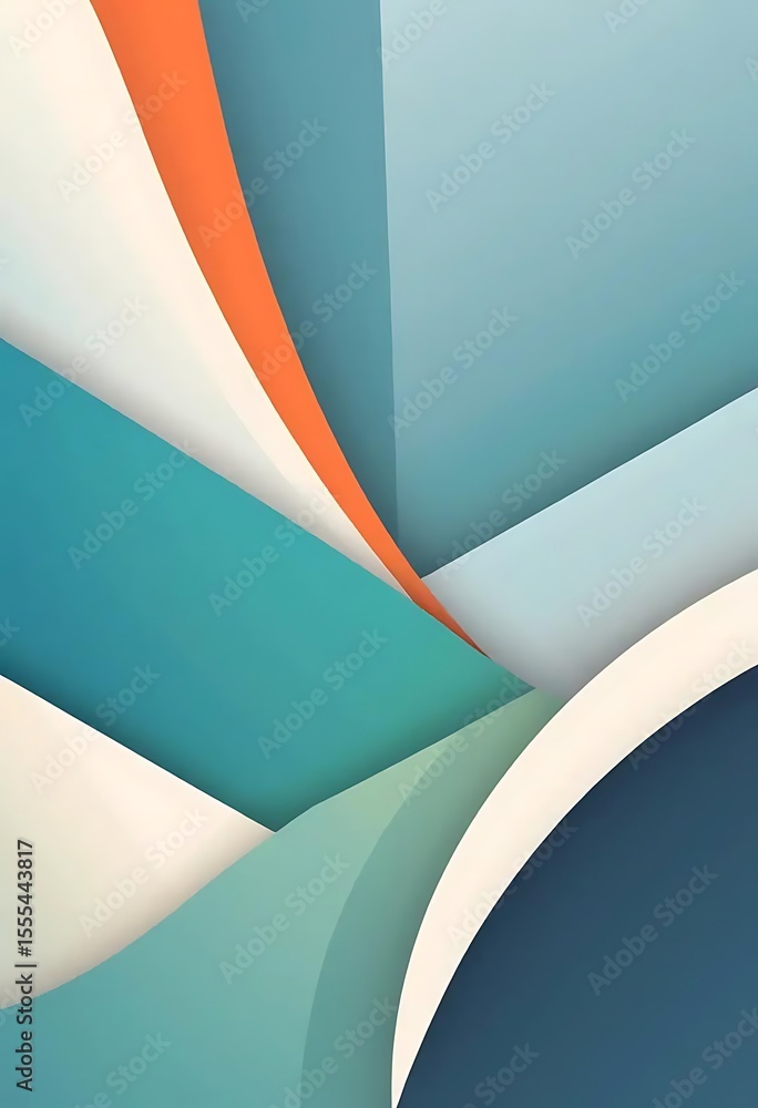 Poster dynamic abstract background featuring modern geometric shapes and colors
