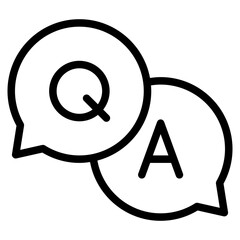 Q and Q in vector illustration