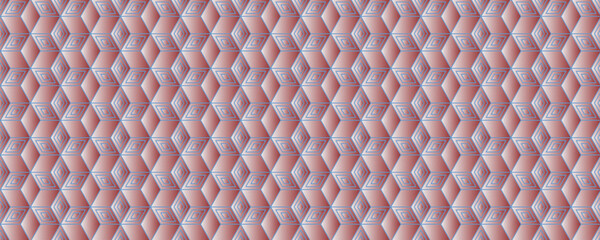 Conceptual Banner. Vintage Geometric Pattern. Line Design. Linear Repeating Shapes.