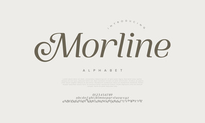 Classic serif font with luxurious swashes, suitable for romantic and editorial applications