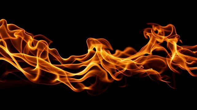 The primary and most central tendril of fire. It is slightly larger, brighter, and its movements are more deliberate, appearing to lead the dance of the others.