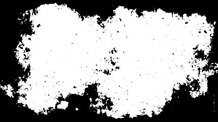 Grunge Border Texture with Distressed Splatter Frame for Photo Masking and Overlay Effects