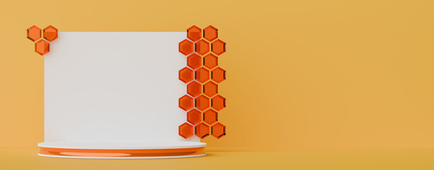 Honeycomb Structure Reveals Golden Interior Beauty