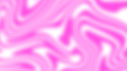 Blurred pink aesthetic abstract wave element on transparent background