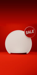 Special Offer Presents A Modern Design Concept. Vertical view