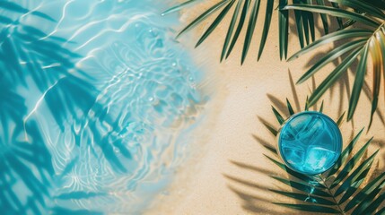 
Teal and white abstract background with decorative elements and copy space.