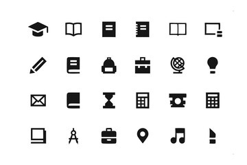 Education Icons Set