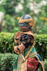 Captivating thai traditional dance khon performance thailand cultural art outdoor enthralling...
