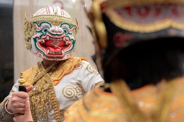 Ramayana khon dance performance thailand cultural tradition stage traditional art