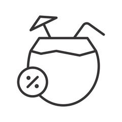 Summer Shopping Icon Vector Elements