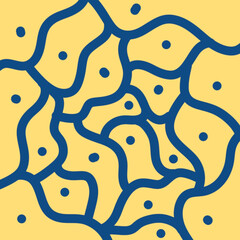 abstract seamless pattern with waves