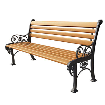 bench isolated on white PNG Bench furniture white background architecture. AI generated Image by rawpixel