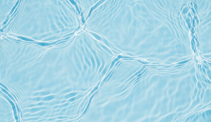 Obraz premium Clear Water Surface Ripples with Light Reflection