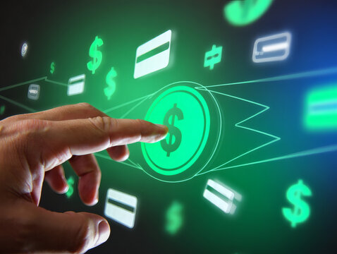 Digital Finance Exploring the Future of Online Transactions and Payments - Powered by Adobe