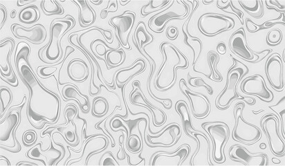 Abstract, fluid, grayscale pattern with organic shapes and flowing lines.