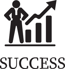 Growth icon.Containing performance, gain, improvement, grow, chart, increase, evolution and development icon.Increase and Decrease Line Icon.Vector illustration.