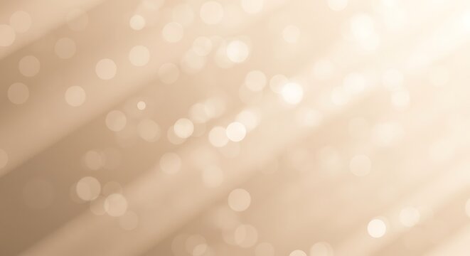 Ethereal beige background with soft bokeh and subtle diagonal light streaks